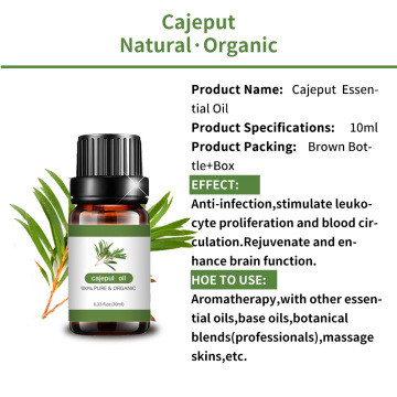 Organic Certified Cajeput Essential Oil