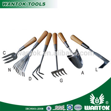 G301 S/S Garden tool set with wooden handle