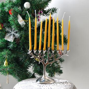 Cheap Organic Hand Dipped Chanukah Beeswax Candles