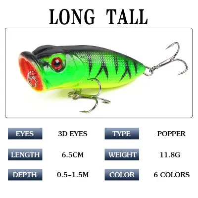 Hard Plastic Fishing Lure Artificial Bait Fish Tackle Lures