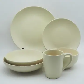 cheap color glaze ceramic tableware stoneware dinner set homeware