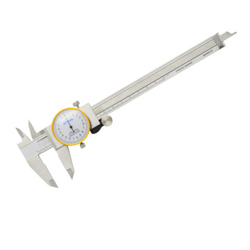 0.02mm Resolution Metal Stainless Steel Vernier Caliper 150mm 6" for Jewelry and Thickness Measurement