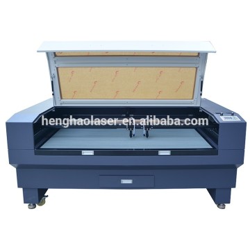 laser Two Head Fabric Cutter Machine