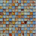 Divers couleur mosaïque de verre de peinture à la main