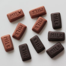 الجملة رواية تصميم kawaii الشوكولاته الحليب رسالة سحر الاصطناعي واقعية لعب أطفال صناع الوحل