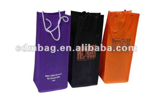 1 bottle pack bag /drinks holder/wine bag for packing