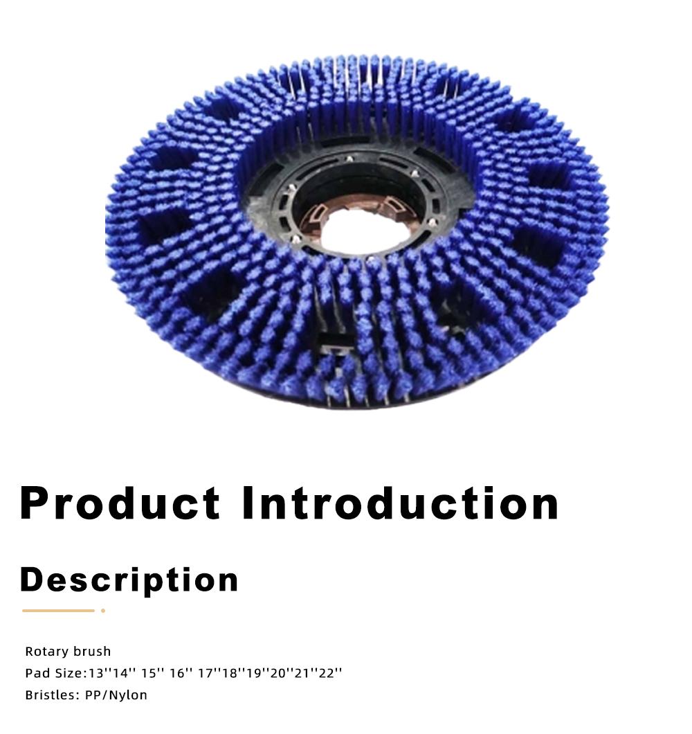 Blue Rotary Brush for Floor Scrubbers x