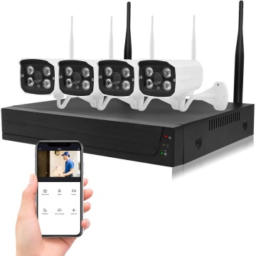 8CH wireless 1080p NVR WiFi Kit di sistema di sicurezza della telecamera IP esterna