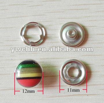 cap prong ring snap button