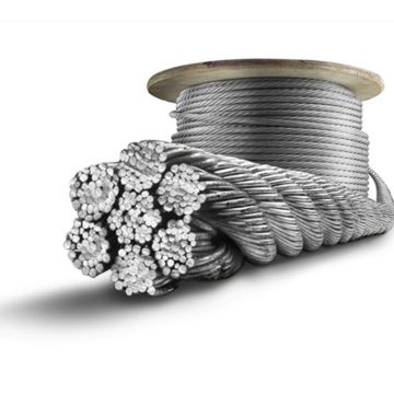 High Quality Galvanized Elevator Steel Wire Rope 8*19S+NF/FC