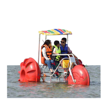 Big Wheel Tricycle Boat: 3-Wheel Water Sea Pedal Bike
