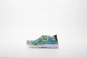 Yellow  Breathable Children's Woven Slip-Ons