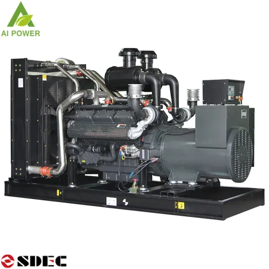 SDEC 450kW Dongfeng Generator with Shanghai Diesel Engine SC27G755D2