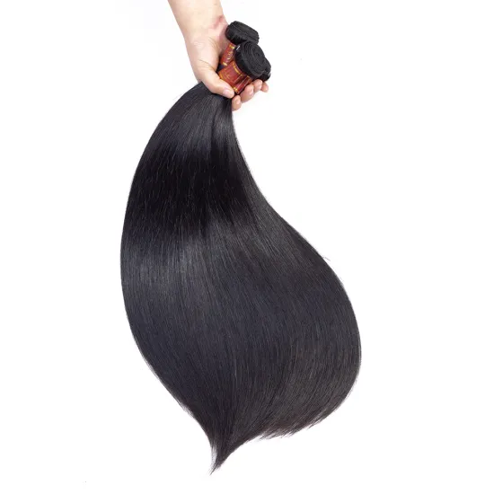 Wholesale Real Virgin 16 18 20 Inch Straight Human 100% Virgin Brazilian Hair Grade 11a