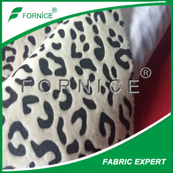 100%polyester imitation horse fake fur fabric