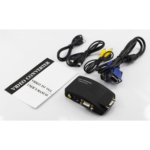 Video S-video VGA in and VGA out converter