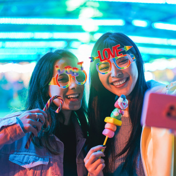 Φεστιβάλ Rainbow Party Party Paper Glases - Quirky φωτογράφηση διασκέδαση