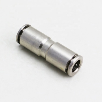 MPU Series Straight Union One Touch Metal Tube Fittings