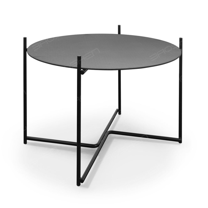 Mesa lateral de madeira para sala de estar