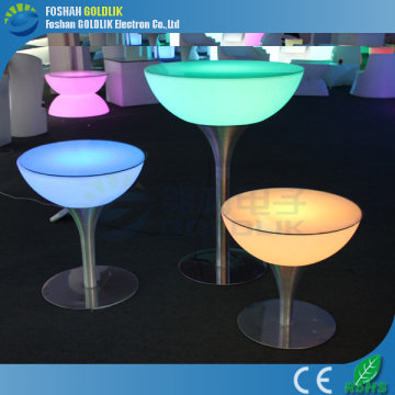 WIFI Control Bar Furniture Decking Plastic Glowing Bar Table