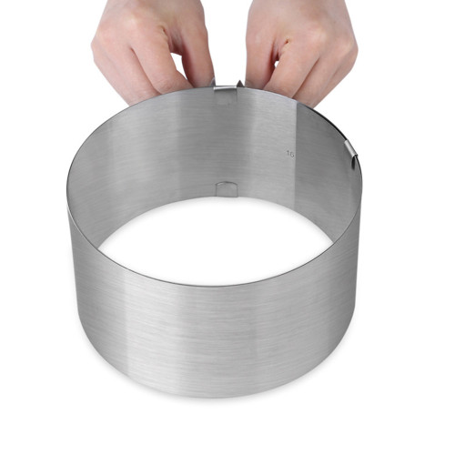Stainless Steel Adjustable Round Cake Ring Mousse Mold
