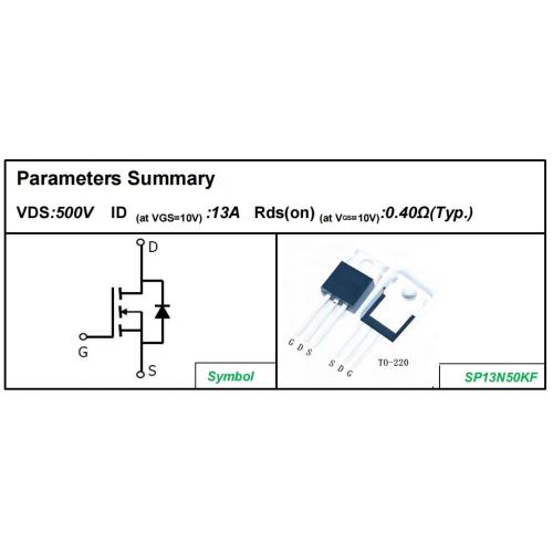 Fast switching 500V N-Channel Power MOSFET