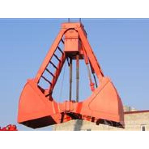 Red Painted Crane Grab