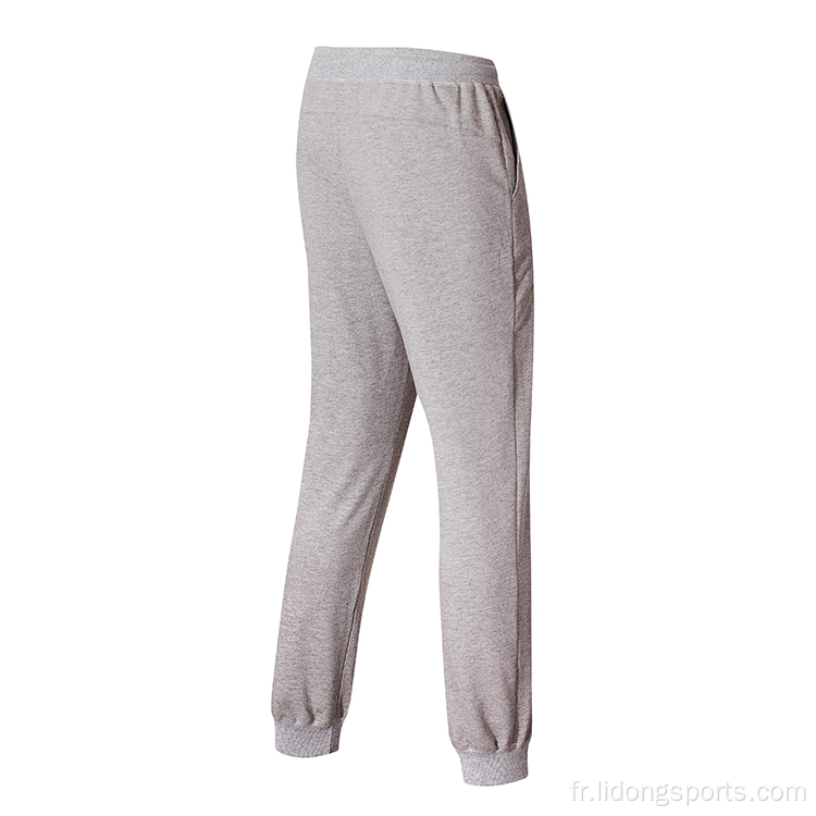 Pantalon de sport en polyester en coton pantalon de survêtement masculin