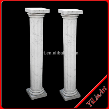 Natural big white stone pillars for sale (YL-L026)
