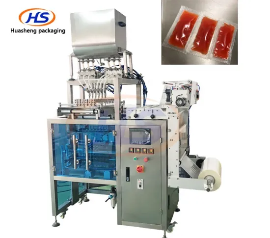 HS480Y 6-Lane Mayonnaise and Tomato Paste Packing Machine 2023