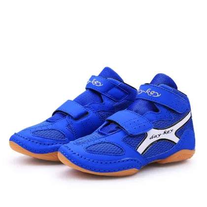 Factory Wholesale High-Quality Breathable Mesh Professional Kids' Boxing & Wrestling Shoes