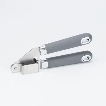 Professional Stainless Steel Garlic Press Set: User-Friendly with Non-Slip Handles - A Must-Have Kitchen Gadget
