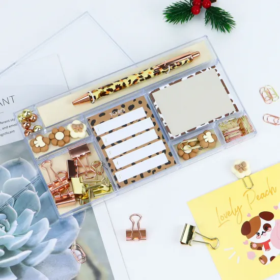 Leopard Print Stationery Gift Set - Desk Organizers & Office Supplies