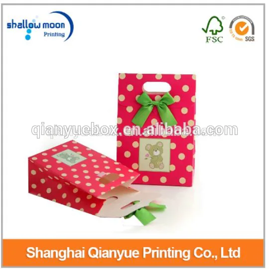 wholesale custom design eco-friendly children favor candy gift box