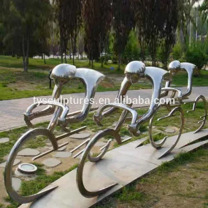 High quality custom 304 316 materials stainless steel sculpture