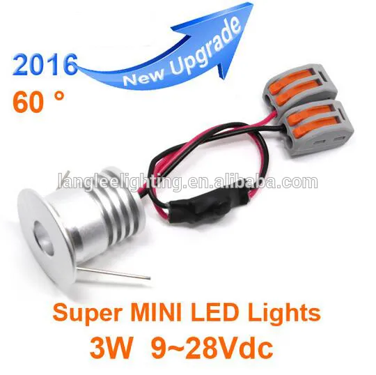 24V Embed Spotlight LED 3W Mini Size