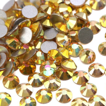 Wholesale SS4-SS30 Light Siam AB Nail Art Flatbacks