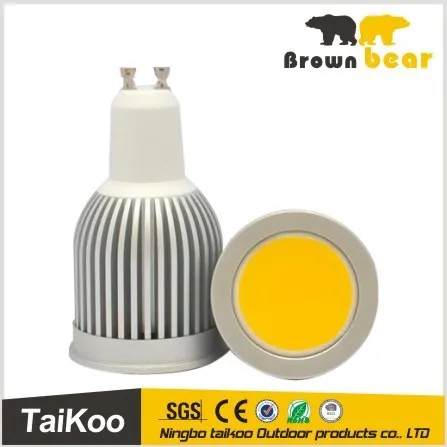gu10/mr16/e14/e27/b22 base 7w/5wcob led bulb 7w