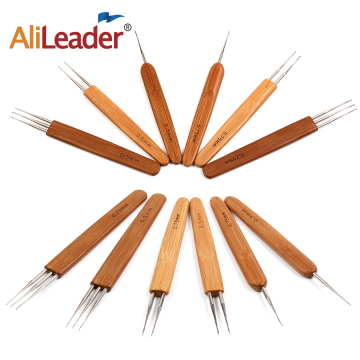 Alileader High Quality 1pcs 0.5mm 0.75mm Dread Crochet Hook Double/three Head Crochet Hook For Dreadlocks Tools