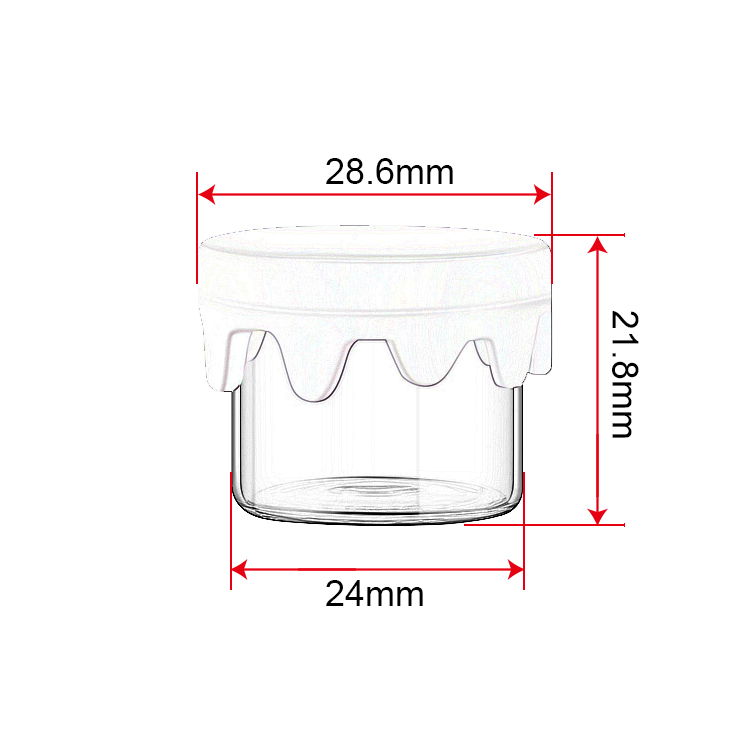 Personalized luxury colored glasss jar customize