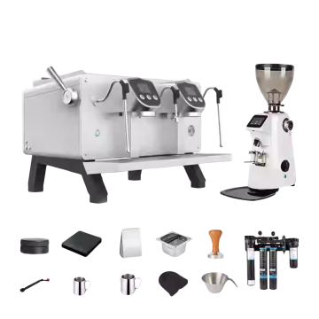 Commercial Semi-Automatic Italian Espresso Coffee Machine - High Appearance Level Single-Head Double-Head