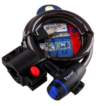 Mountain Bike Security Steel Cable Lock - Anti-Theft Bicycle Safety Lock