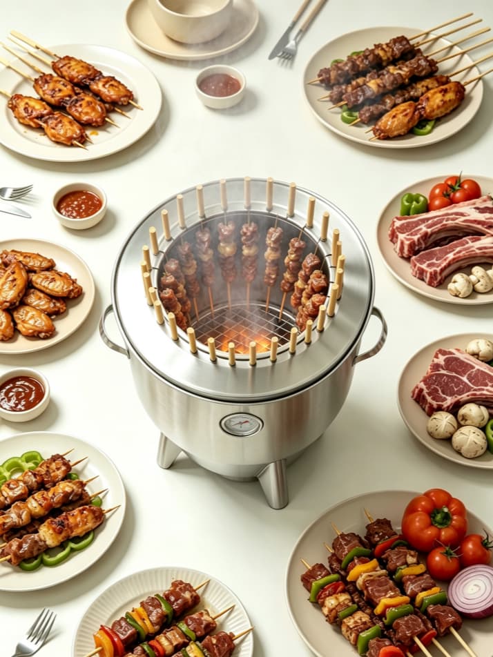 BBQ Roaster Oven Scene