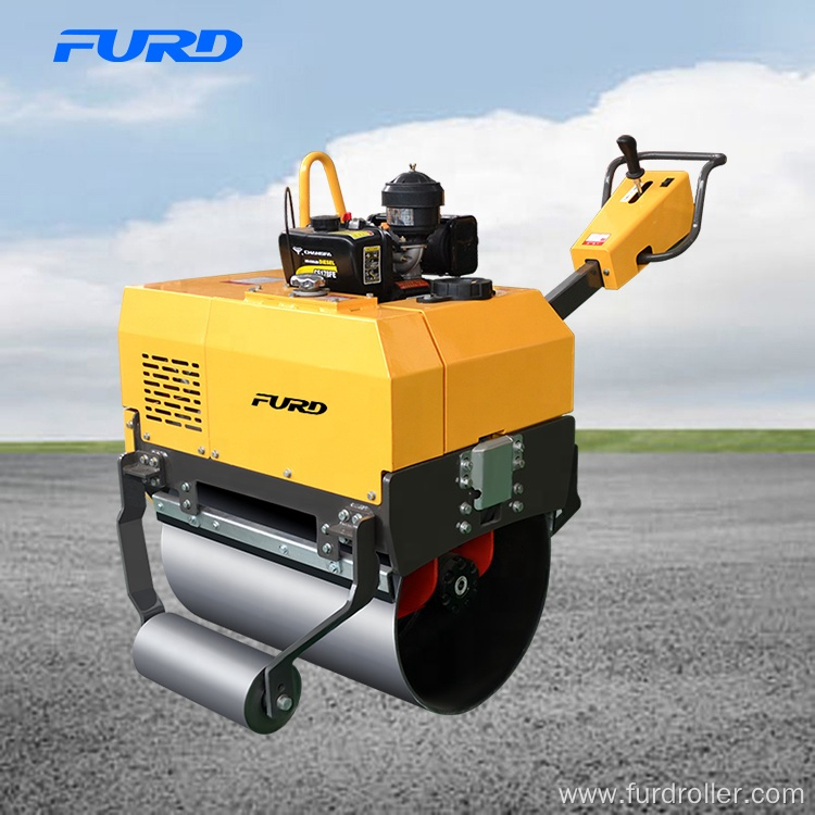 Electric Start Diesel Engine Single Drum Road Compactor Roller