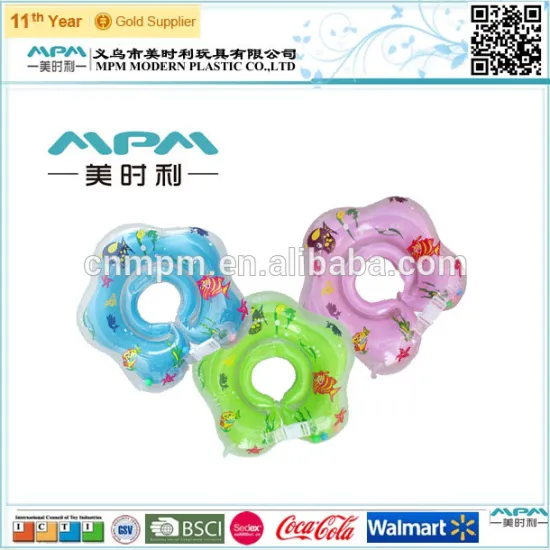 2014Hot sale PVC inflatable baby neck ring