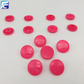 Four part plastic prongs snap button for bag