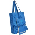 Bolsa de viaje azul plegable al aire libre