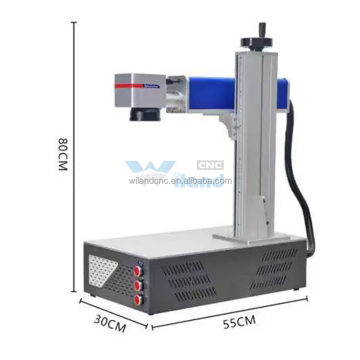 Macchina di marcatura laser in fibra CO2 portatile (30W/35W) per PVC, ceramica, plastica e legno