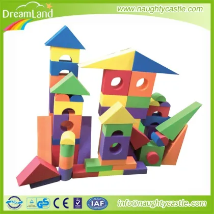 Soft foam building block / pocoyo building block toys for kids