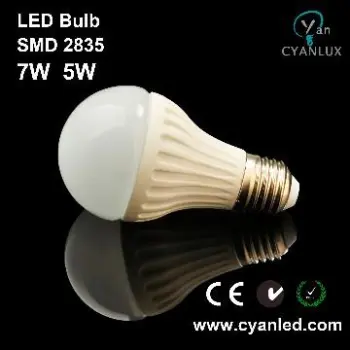 5W LED ceramics bulb G60 A60 E27 SMD glass lamps lights lighting